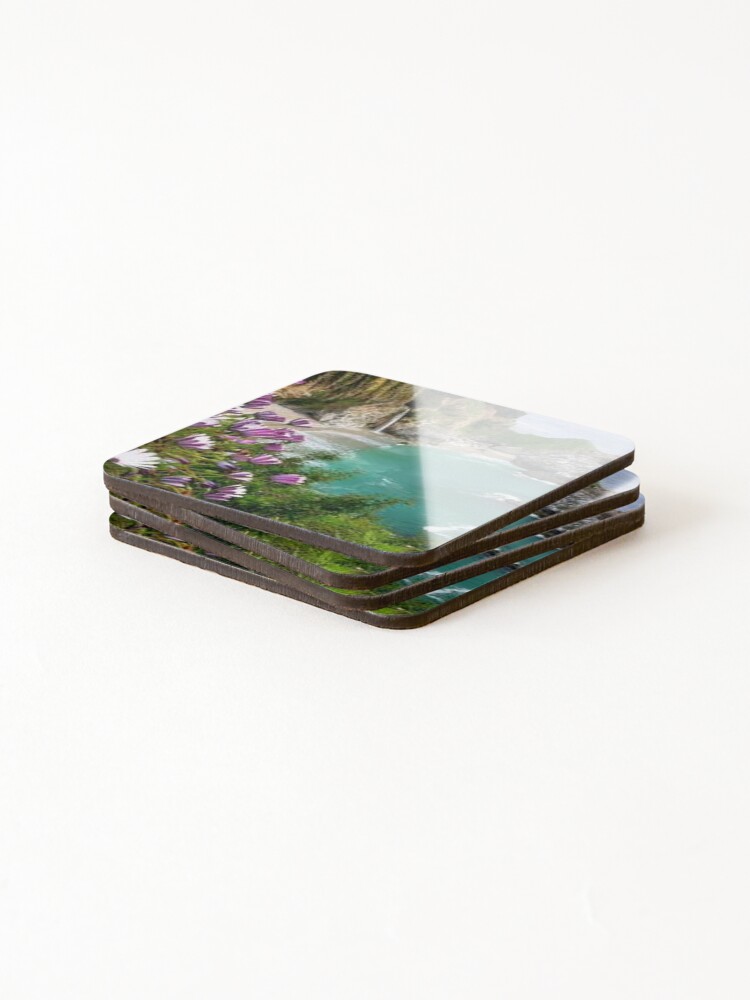 Thumbnail 4 of 5, Coasters (Set of 4), Beach View designed and sold by CodingBee33.