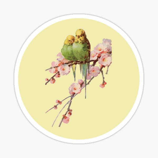 Budgie Galore Lemoncello Sticker