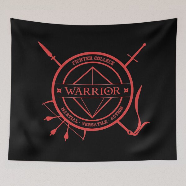 Item preview, Warrior - Fighter College designed and sold by Wild Brushes.