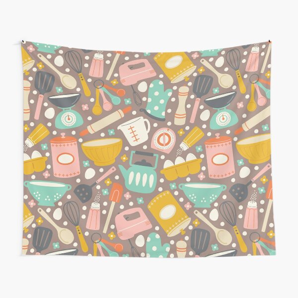 In The Kitchen Tapestry For Sale By Allisonrdesign Redbubble