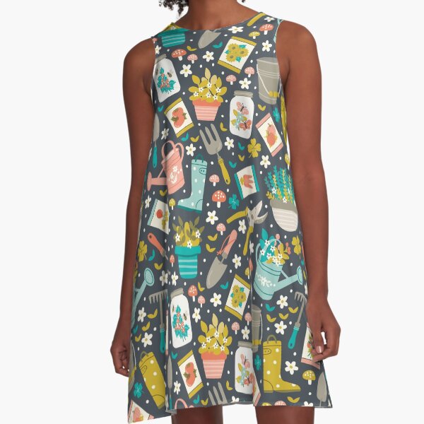 In the Garden A-Line Dress