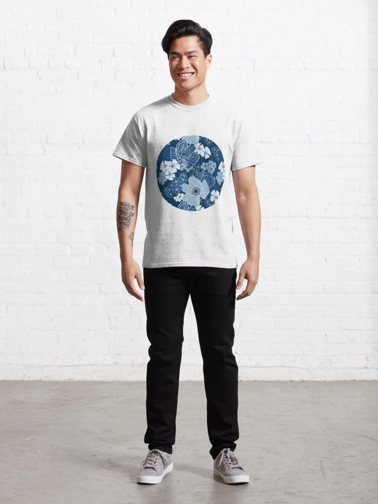 Alternate view of Classic Blue Poppies Classic T-Shirt