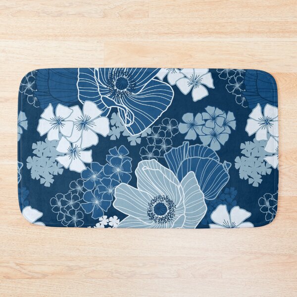 Item preview, Classic Blue Poppies designed and sold by nadyanadya.