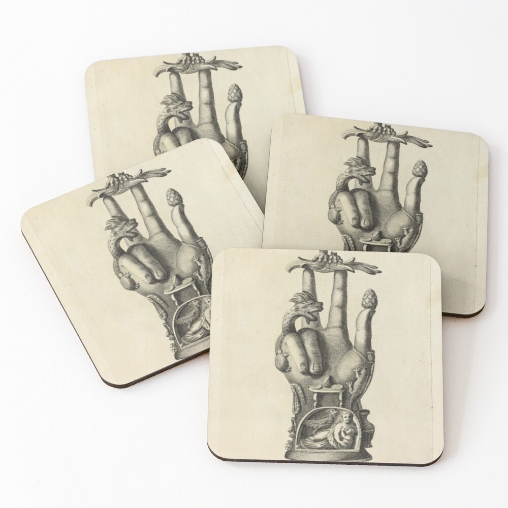 Item preview, Coasters (Set of 4) designed and sold by bluespecsstudio.
