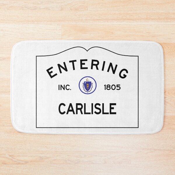 Item preview, Entering Carlisle Massachusetts - Commonwealth of Massachusetts Road Sign  designed and sold by NewNomads.