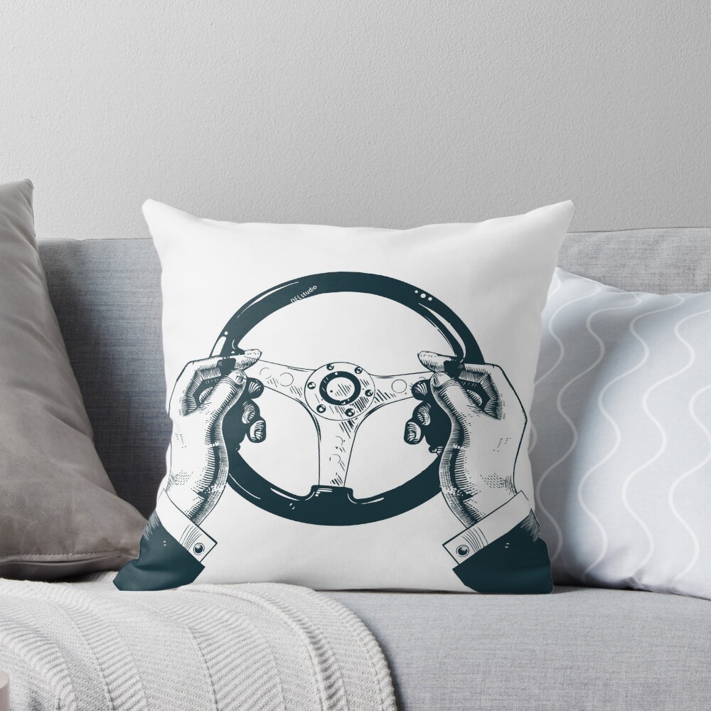 Item preview, Throw Pillow designed and sold by smallcarBIGCITY.
