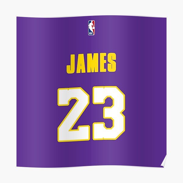 LeBron James Jersey Poster for Sale by designsheaven