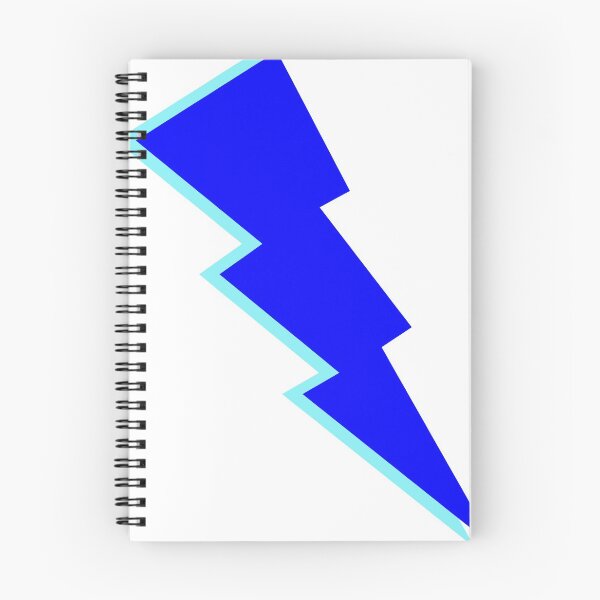 Item preview, light blue and dark blue lightning strike  designed and sold by Angela27.