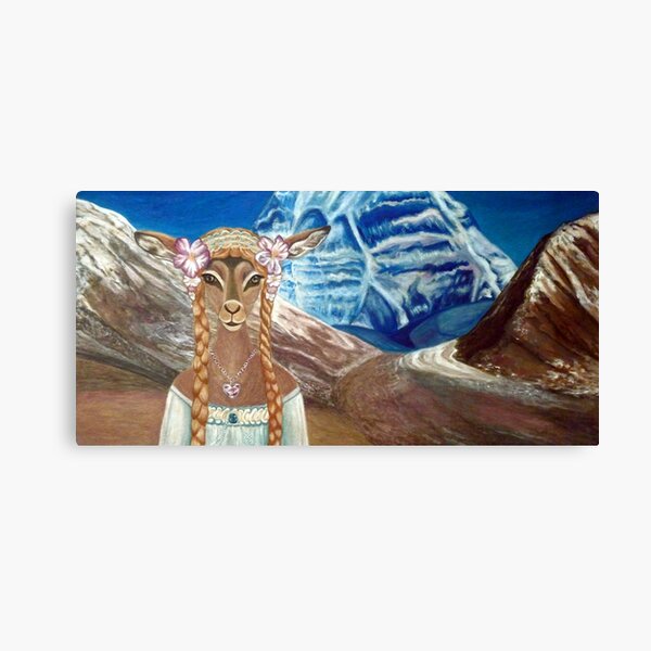 Lady Impala in Tibet's Mount Kailash Canvas Print