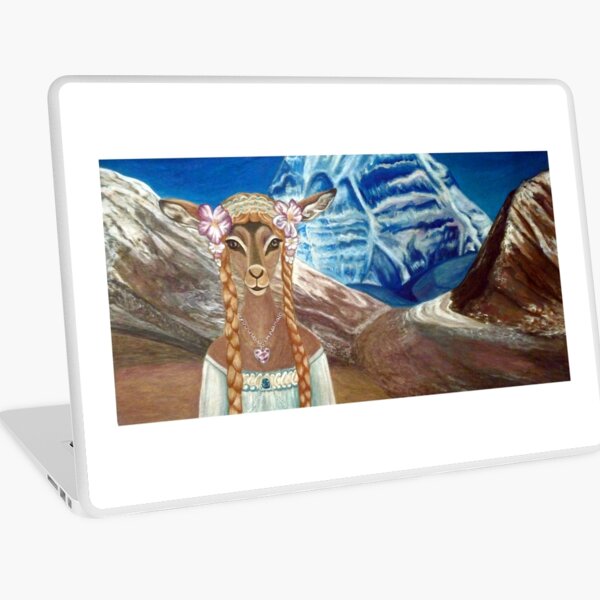 Lady Impala in Tibet's Mount Kailash Laptop Skin