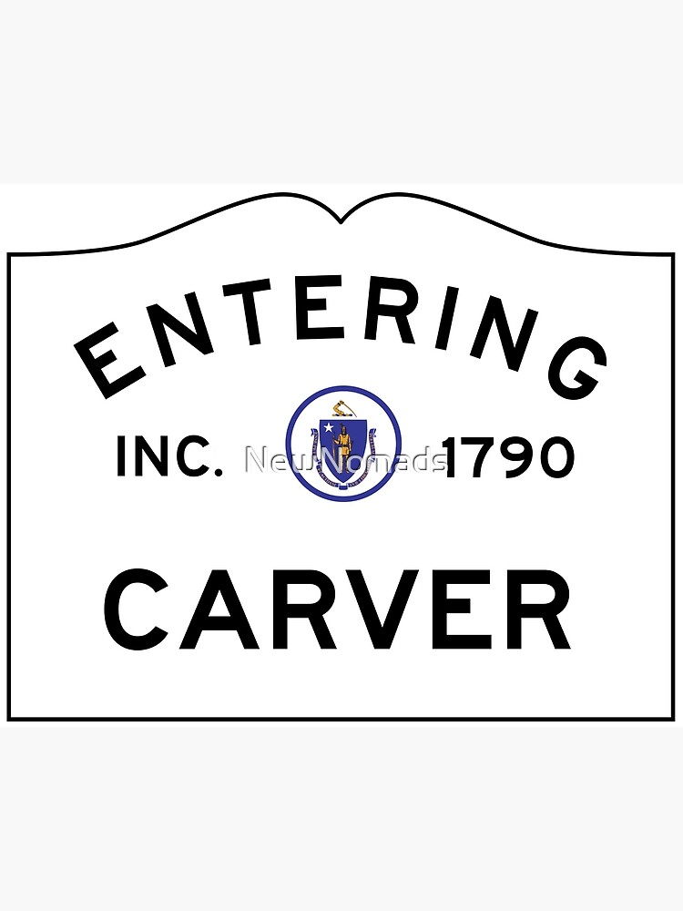"Entering Carver Massachusetts Commonwealth of Massachusetts Road