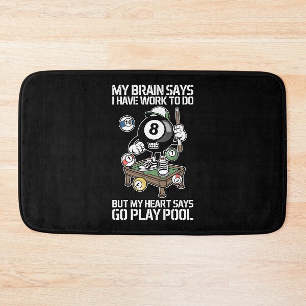 Item preview, My Heart Says Go Play Pool designed and sold by TopDawgDesigns.