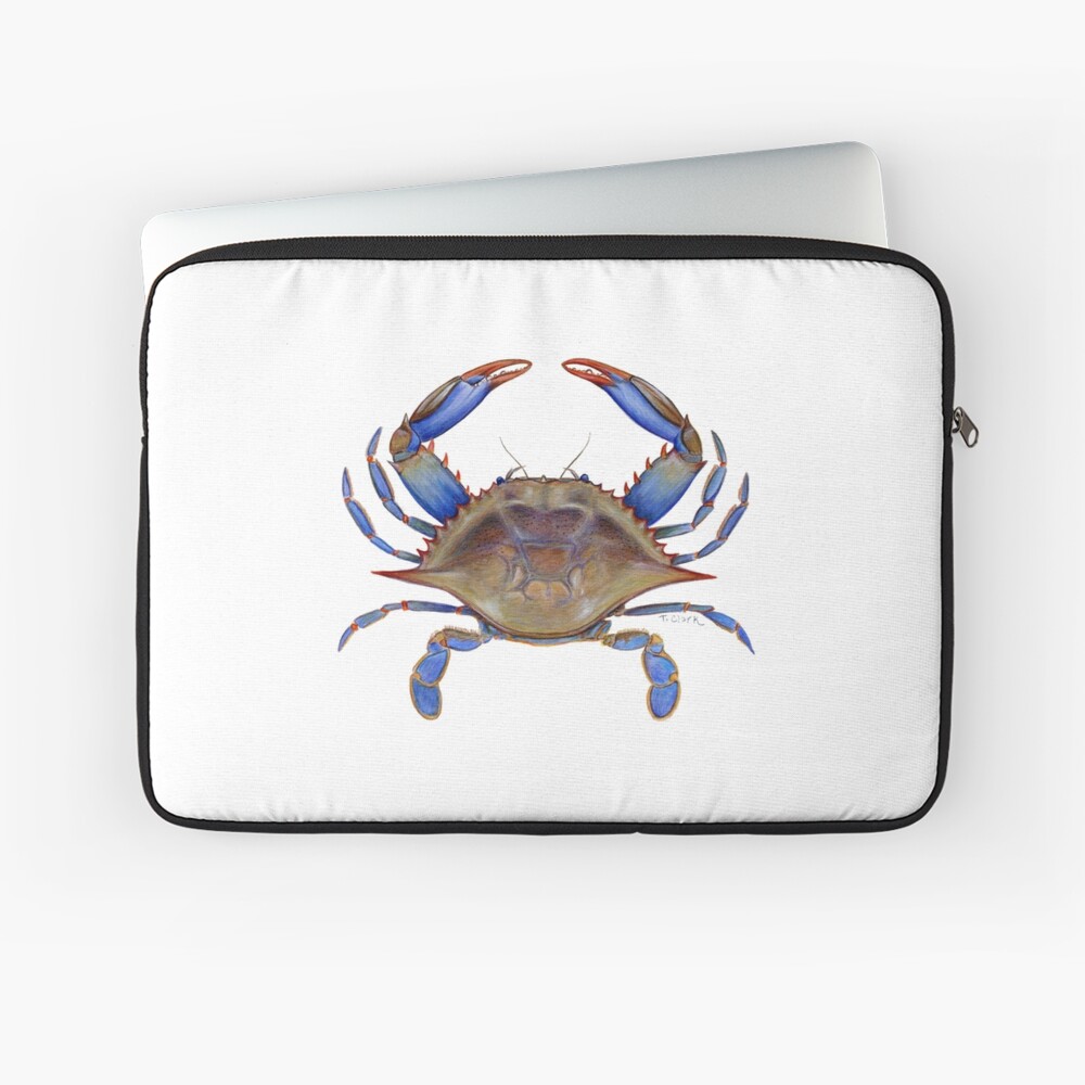 Blue Crab (Callinectus sapidus) Laptop Sleeve