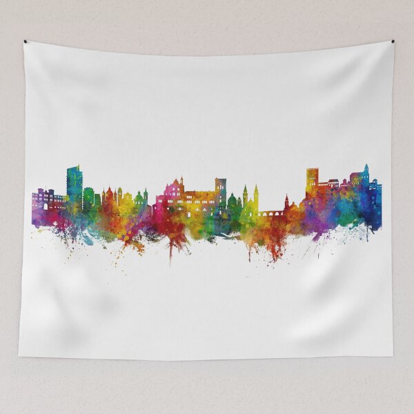 Item preview, Granada Spain Skyline designed and sold by ArtPrints.