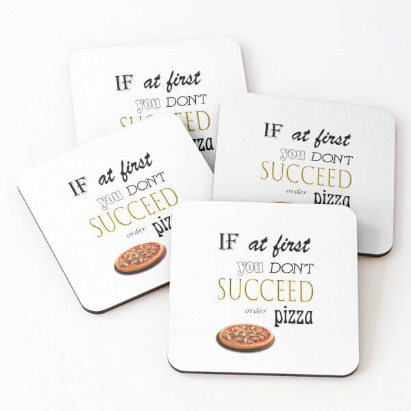 Item preview, If at first you don't succeed - order pizza designed and sold by maofdvora.