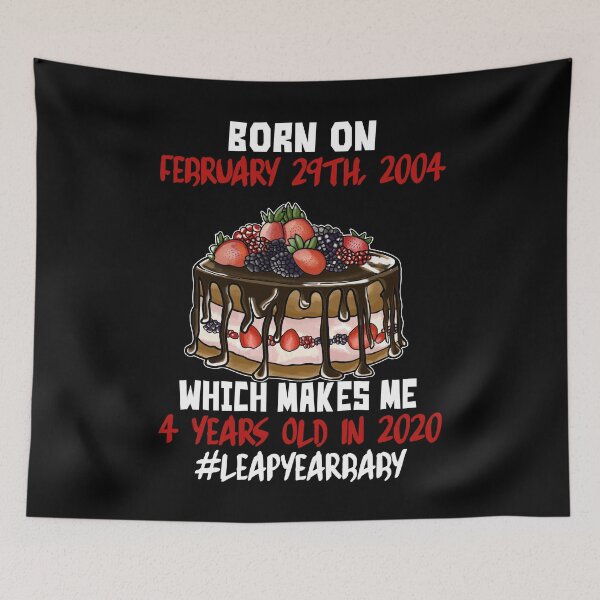 Item preview, 2004 - 04 - 4 Years Old BERRY CAKE #leapyearbaby Funny Leaper Leapling Leap Year Birthday Gifts, Shirts, Tshirts designed and sold by GabiBlaze.