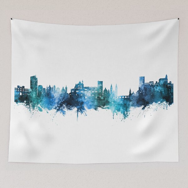Item preview, Granada Spain Skyline designed and sold by ArtPrints.