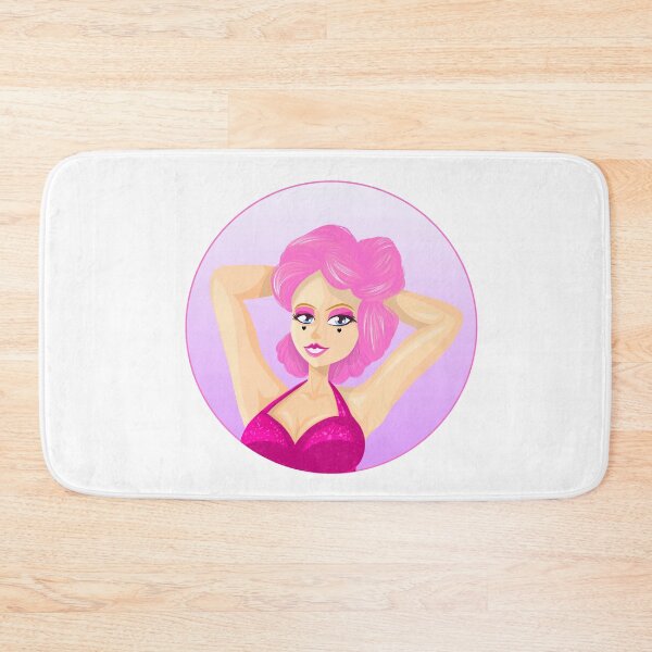 Item preview, Egirl caricatura con elegante vestido designed and sold by NerdySherds.