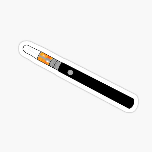 "DAB pen standard orange " Sticker for Sale by rattiboi Redbubble