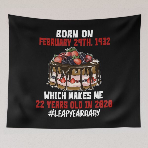 Item preview, 1932 - 32 - 22 Years Old BERRY CAKE #leapyearbaby Funny Leaper Leapling Leap Year Birthday Gifts, Shirts, Tshirts designed and sold by GabiBlaze.