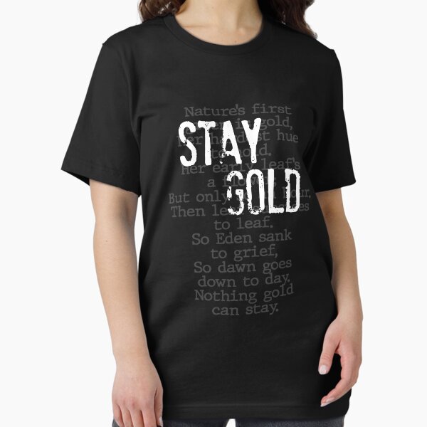 Item preview, Stay Gold - Nothing Gold Can Stay Poem designed and sold by mymymagic.