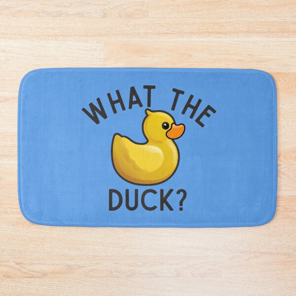 Item preview, What The Duck? Funny Rubber Duck Pun  designed and sold by alenaz.