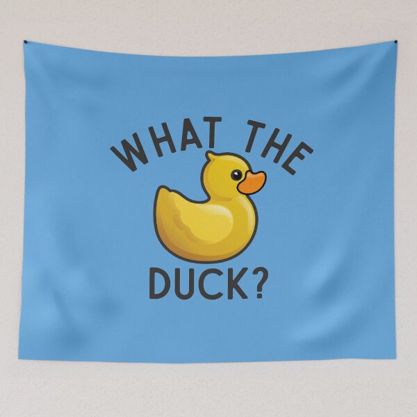 Item preview, What The Duck? Funny Rubber Duck Pun  designed and sold by alenaz.