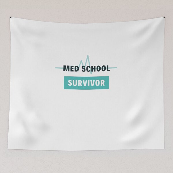 Artikelvorschau, Med School Survivor entworfen und verkauft von TheGiftHub.