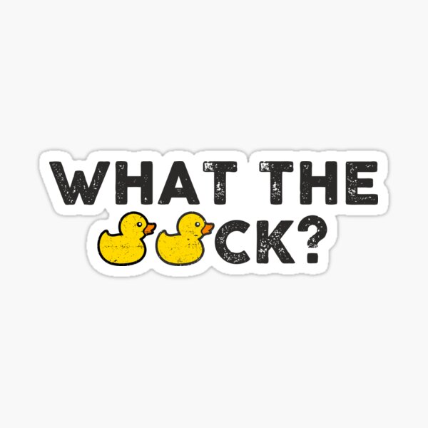 Artikel-Vorschau von Was die Enten-lustige Gummigelb-Enten-humorvolle Phrase Wortspiel, designt und verkauft von alenaz.