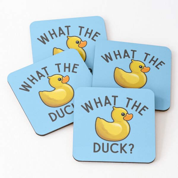 Item preview, What The Duck? Funny Rubber Duck Pun  designed and sold by alenaz.