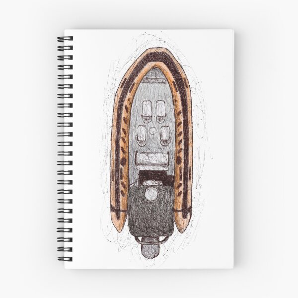 Item preview, Research Boat From Above Scribble designed and sold by ArtyOrca.