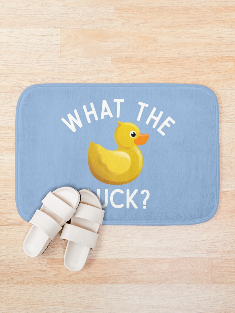 Cute Little Duck Bath Mat, Water-Absorbent Mat for Bath Shower