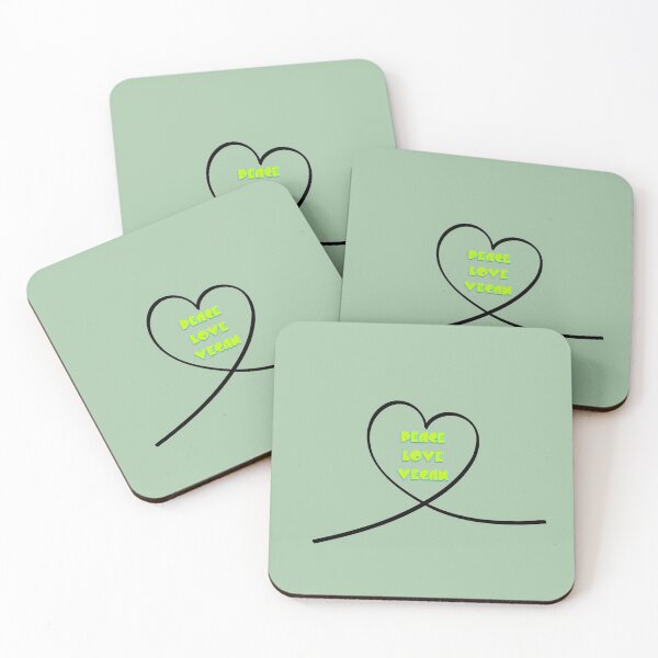 Item preview, Copy of Peace Love Vegan Heart designed and sold by Annie Nader.