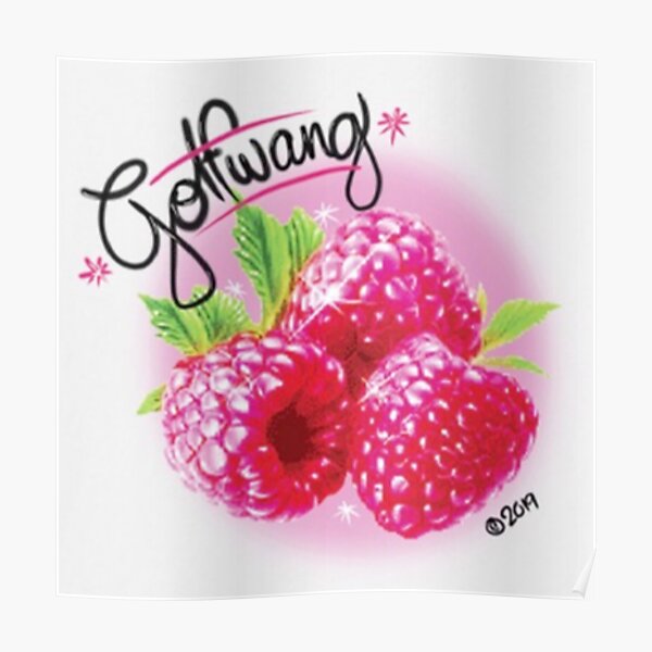 golf raspberries Poster