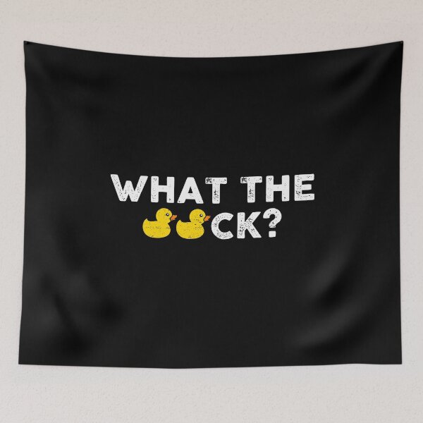 Item preview, What The Duck WTF Funny Rubber Duck Pun Humor  designed and sold by alenaz.