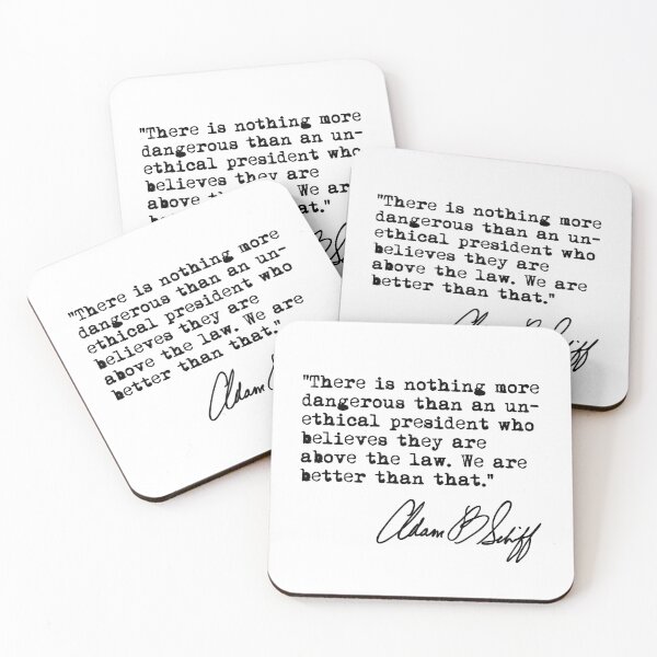Item preview, We are better than that - Adam Schiff (black) designed and sold by Thelittlelord.