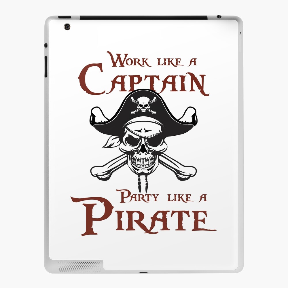 Womens Work Like A Captain Party Like A Pirate Funny Pirate T Shirts,  Hoodies, Sweatshirts & Merch