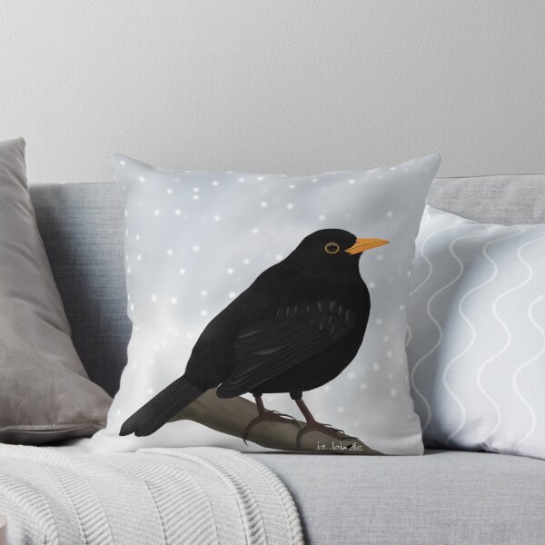 Item preview, Blackbird Drawing Bird Art designed and sold by jz-birds.