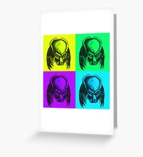Predator warhol Greeting Card