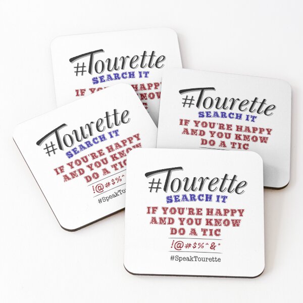 Item preview, #Tourettes - If You’re Happy And You Know It Do A Tic !@#$%^ , Tourette Syndrome Awareness  designed and sold by MJDezigns.