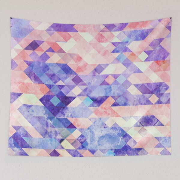 Item preview, Colorful marble triangle tiles designed and sold by OanaSo.