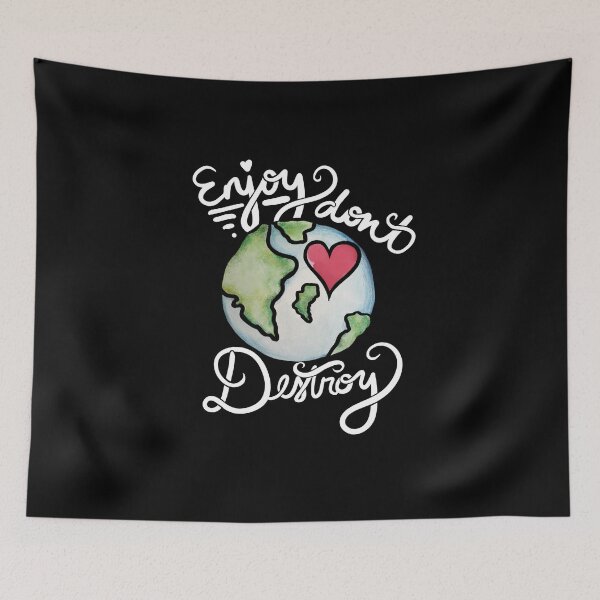 Item preview, Enjoy don't destroy earth day  designed and sold by FrictionMaxxing.