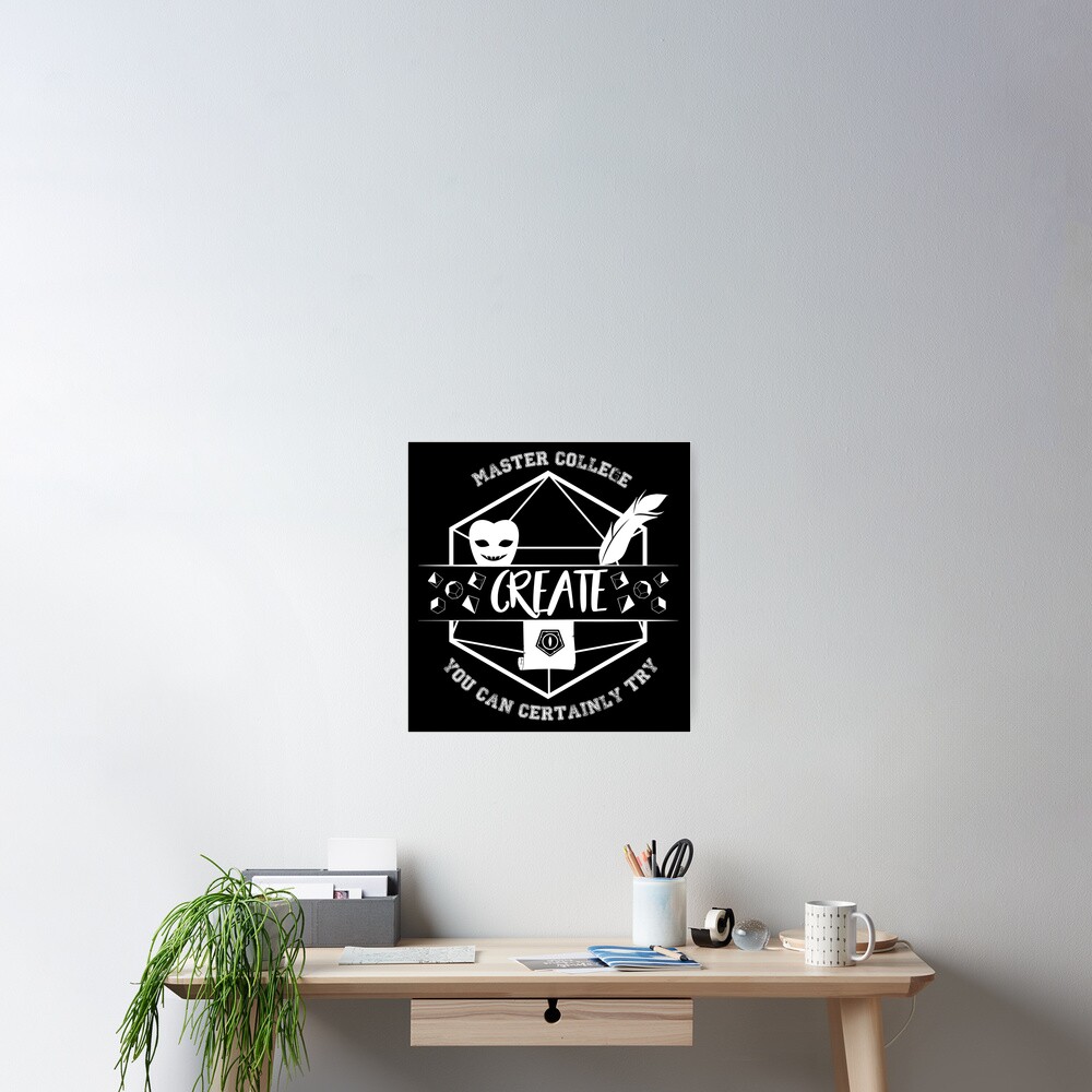 Create Dm College Poster By Tracialawliet Redbubble