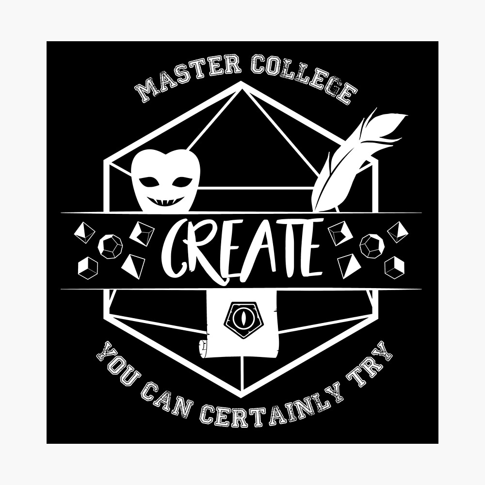 Create Dm College Poster By Tracialawliet Redbubble