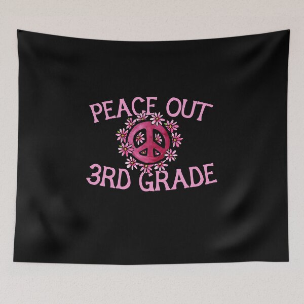 Item preview, Peace out third grade designed and sold by FrictionMaxxing.