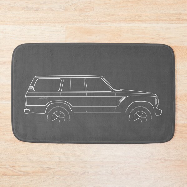 Item preview, 1983 Toyota Land Cruiser 60 series - profile stencil, white designed and sold by mal-photography.