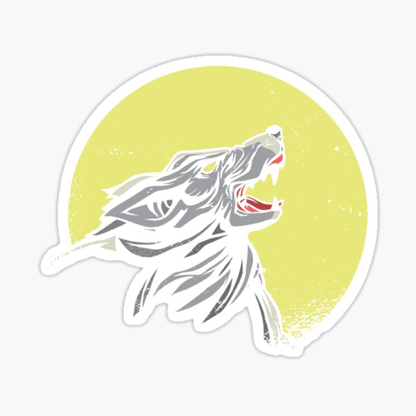 Artikel-Vorschau von Heulender Wolf im Vollmond, designt und verkauft von Frergo.