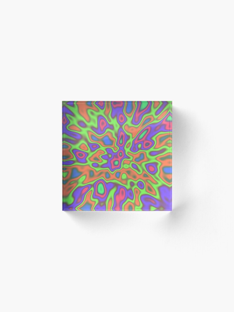 Alternate view of Color Sequences from LightGreen to PaleVioletRed Acrylic Block