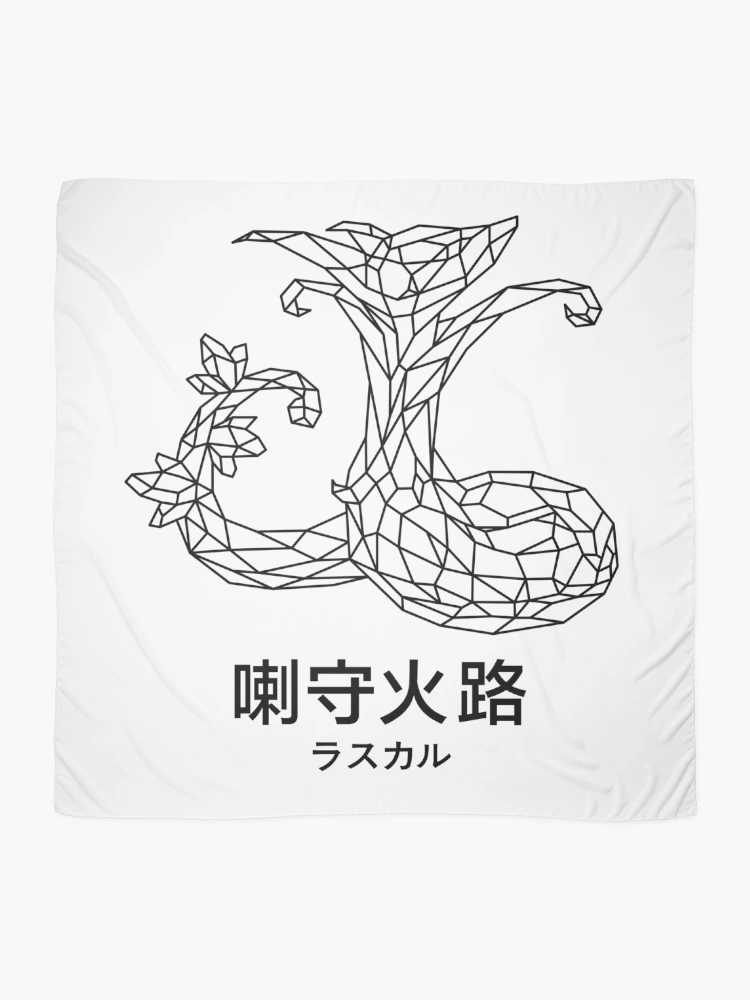 Thumbnail 2 of 3, Scarf, Serperior polygon designed and sold by RascalMedia.