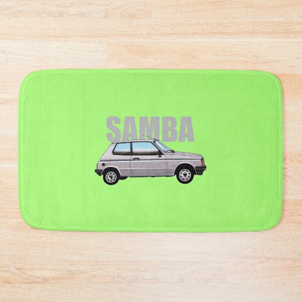 Item preview, Talbot Samba Hatchback illustration with text designed and sold by Retroblast.
